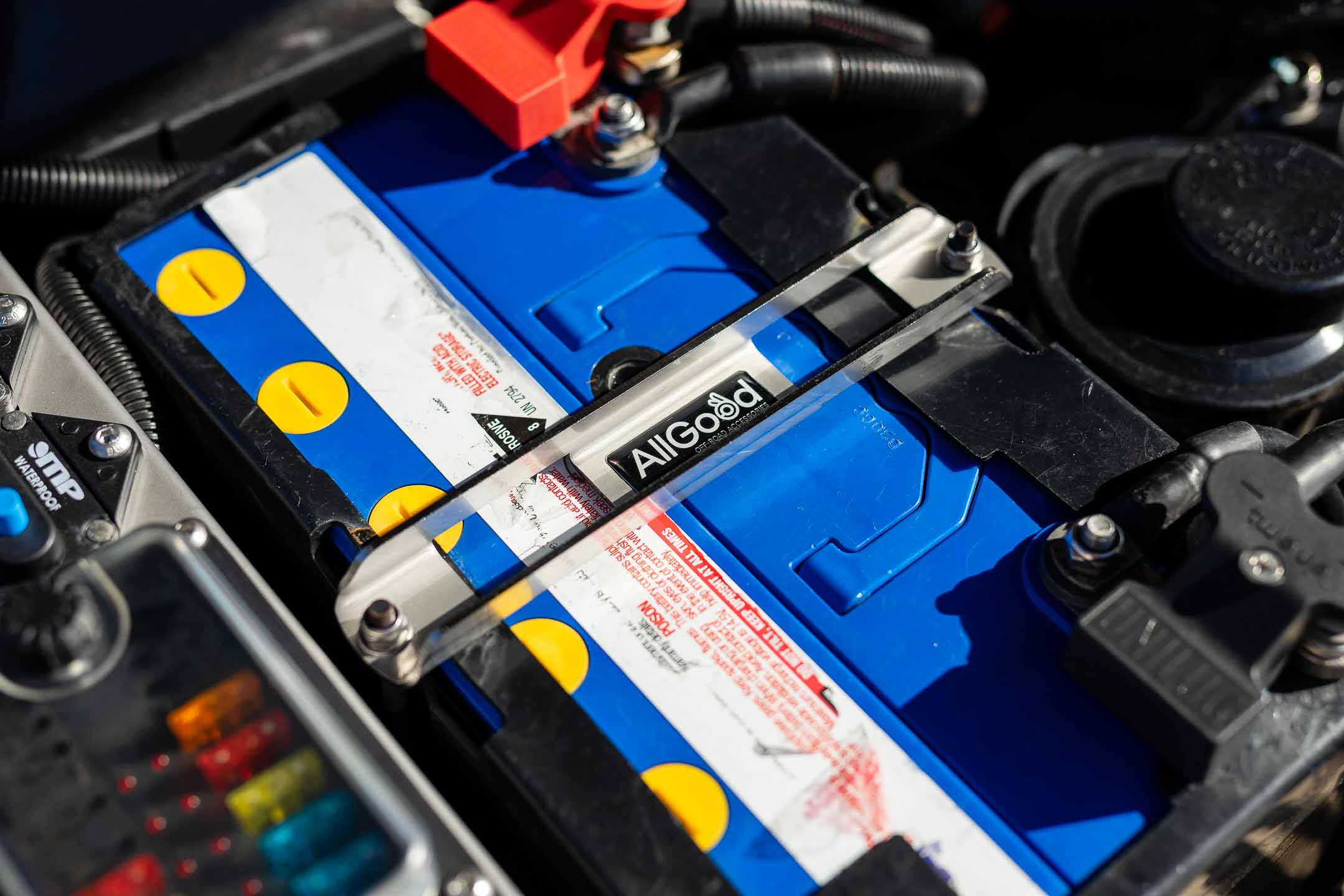 Battery Tie-Down Bracket - Port Top
